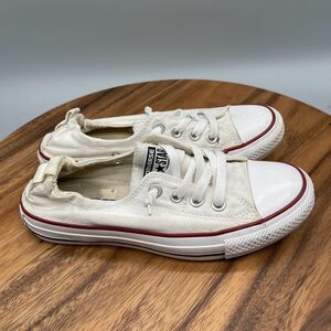Converse All Star Sneakers Shoreline Womens Size 6 White 537084F